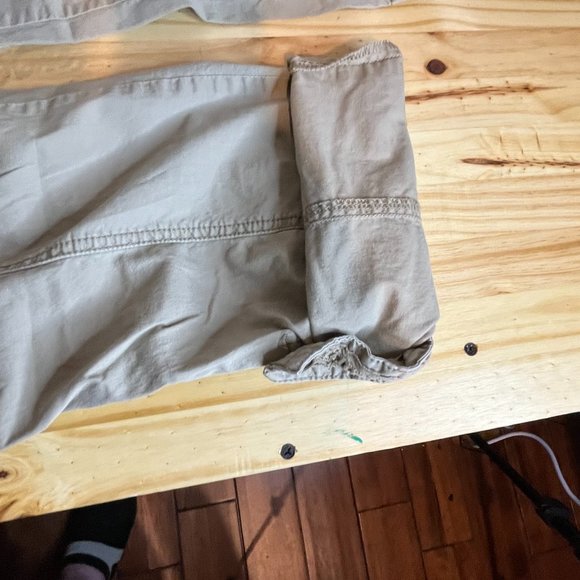 MAURICE CARGO PANTS TAN SIZE 7/8 - Picture 6 of 7